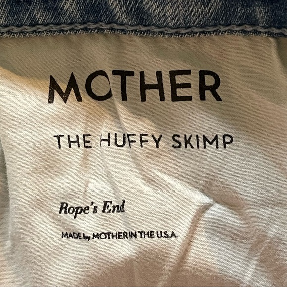 Mother The Huffy Skimp Rope's End Light Wash Distressed Straight Leg Jean Sz 27 - Picture 10 of 16